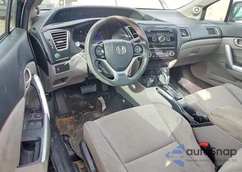 2013 Honda Civic Ex from USA, damaged, VIN 2HGFG3B87DH509824